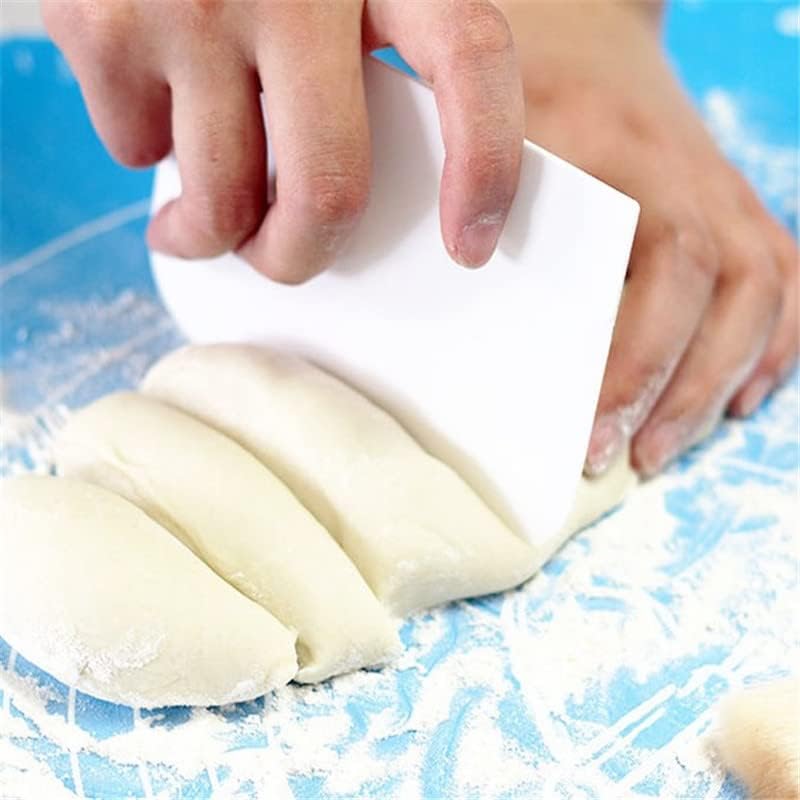Cake Scraper 3 Pieces, Dough Cutter and Dough Scraper Plastic Dough Bowl for Cake Decoration&nbsp;