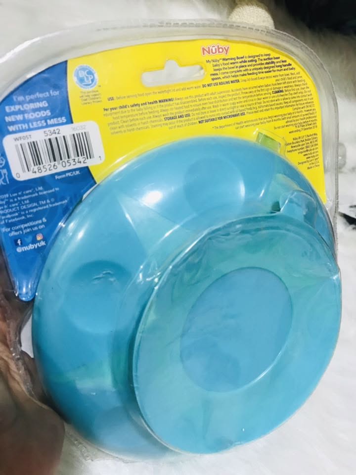 Nuby Muncheez Warming Bowl with Suction Base and Spoon