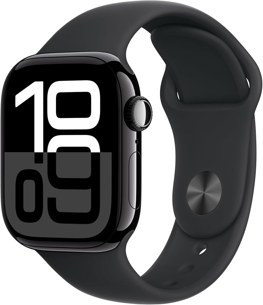 Apple Watch Series 10 [GPS 42 mm] Smartwatch (Black)