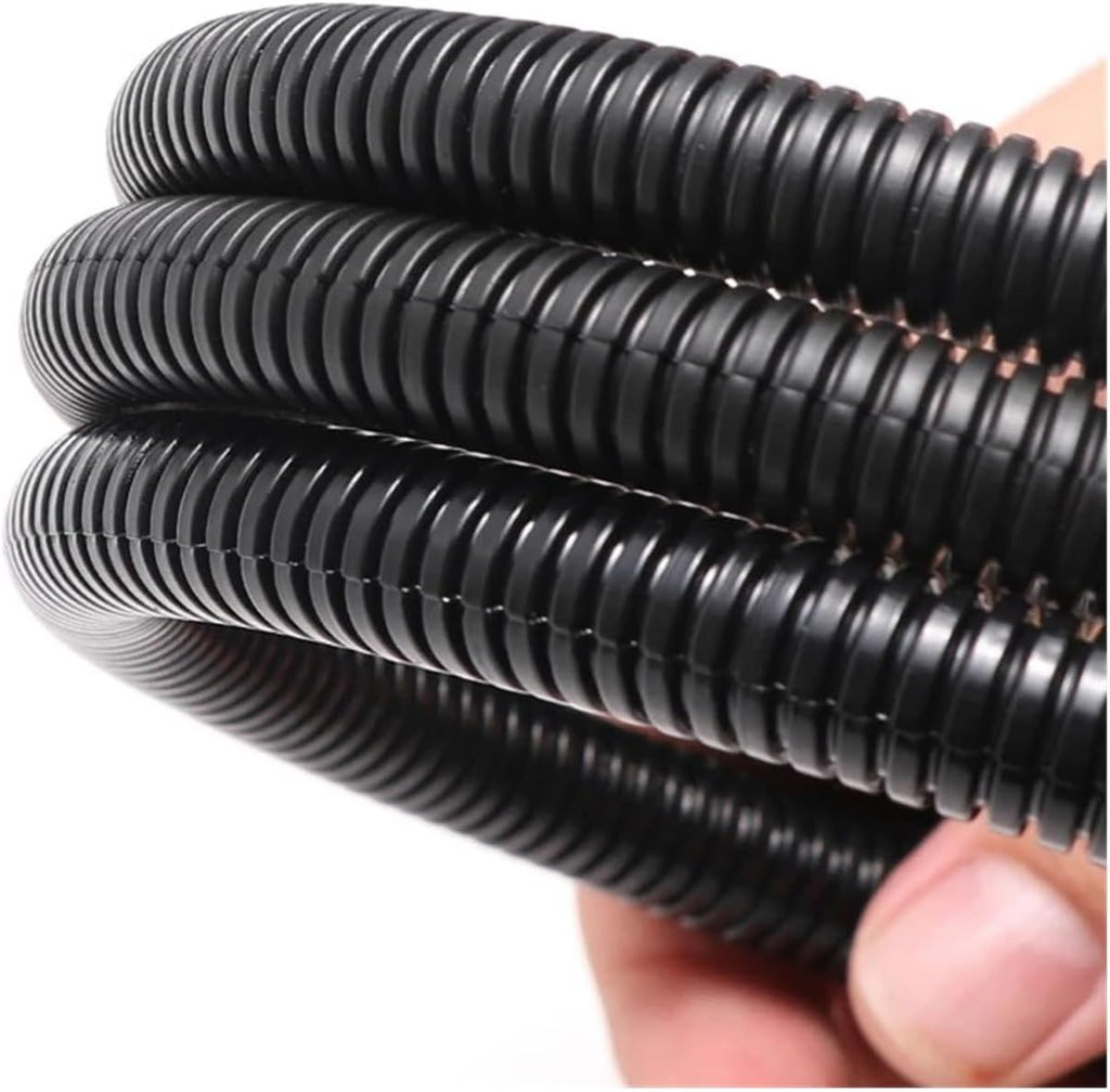 Black Flexible Corrugated Cable Sleeve