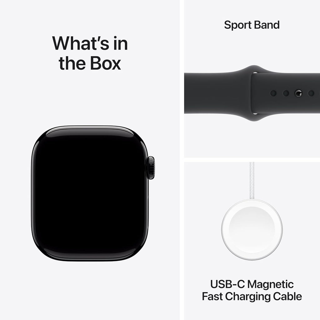 Apple Watch Series 10 [GPS 42 mm] Smartwatch (Black)