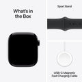 Apple Watch Series 10 [GPS 42 mm] Smartwatch (Black)