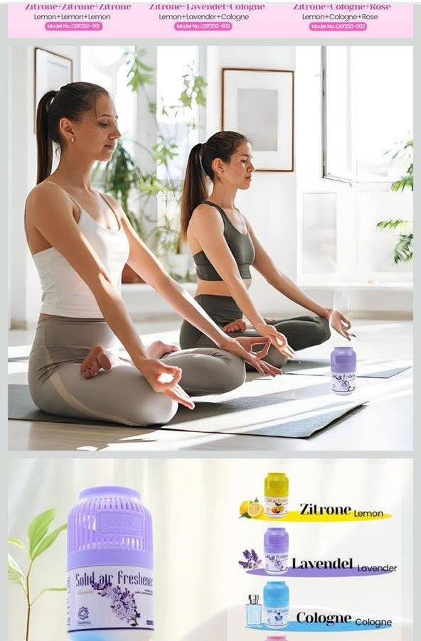 Lemon Solid Air Freshener (Pack of 3)