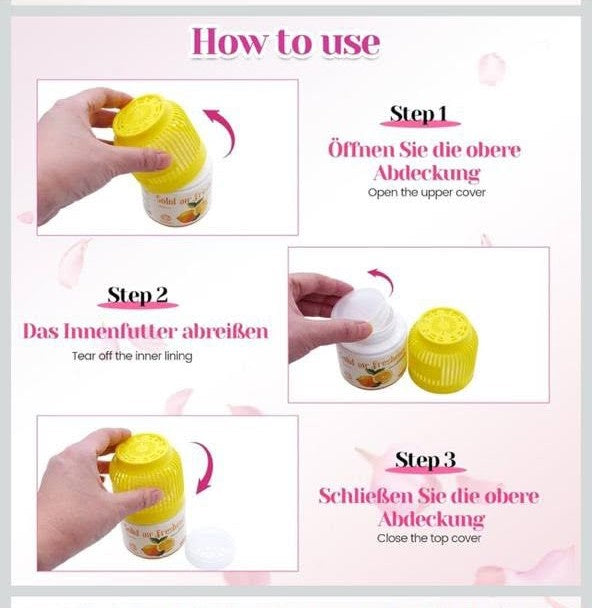 Lemon Solid Air Freshener (Pack of 3)