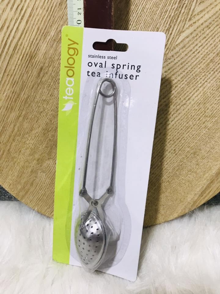 🍵 Teaology Stainless Steel Oval Spring Tea Infuser