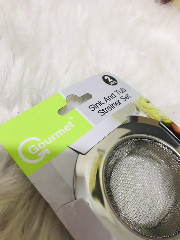 2 Pieces Kitchen Sink Strainer Multifunctional Wire Mesh Drain Strainer