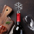 Elegant Snowflake Bottle Stopper & Saver