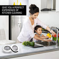 2 Pieces Kitchen Sink Strainer Multifunctional Wire Mesh Drain Strainer