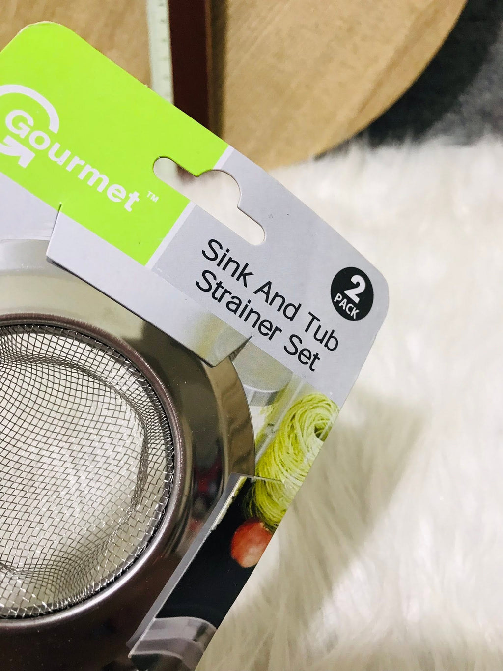 2 Pieces Kitchen Sink Strainer Multifunctional Wire Mesh Drain Strainer
