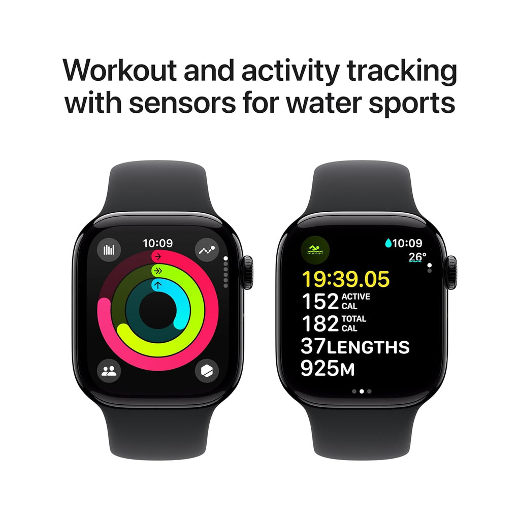 Apple Watch Series 10 [GPS 42 mm] Smartwatch (Black)