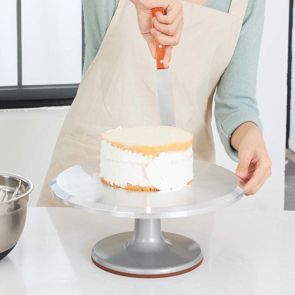 Icing Stainless Steel Wooden Handle Cake Decorating Frosting Spatula