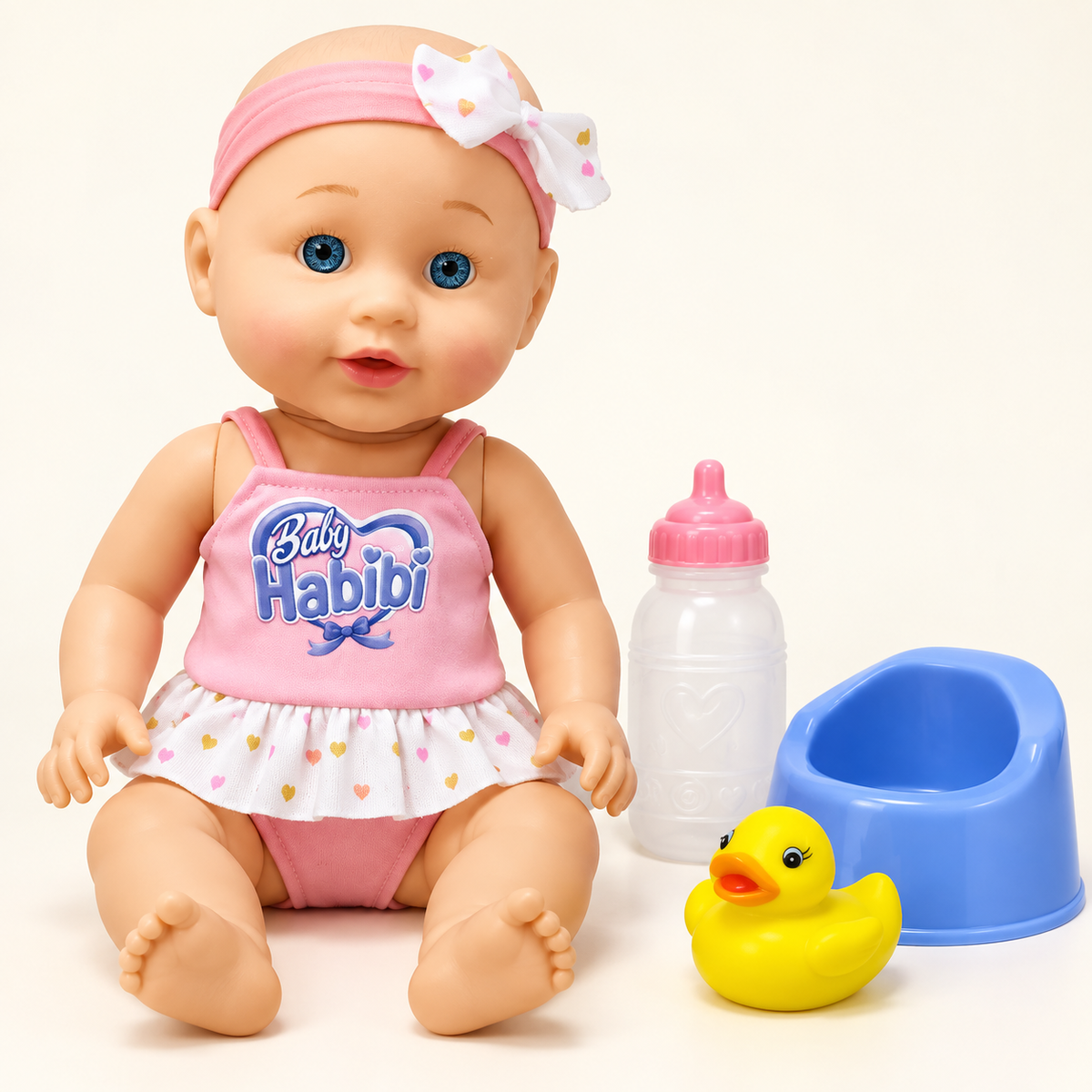 Baby Habibi Drink & Wet Doll Set
