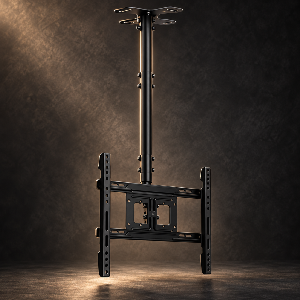 Heavy-Duty Adjustable TV Ceiling Mount – 43–86 Inches