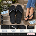 ARDENE Black Rhinestone Flip-Flops – Size 5