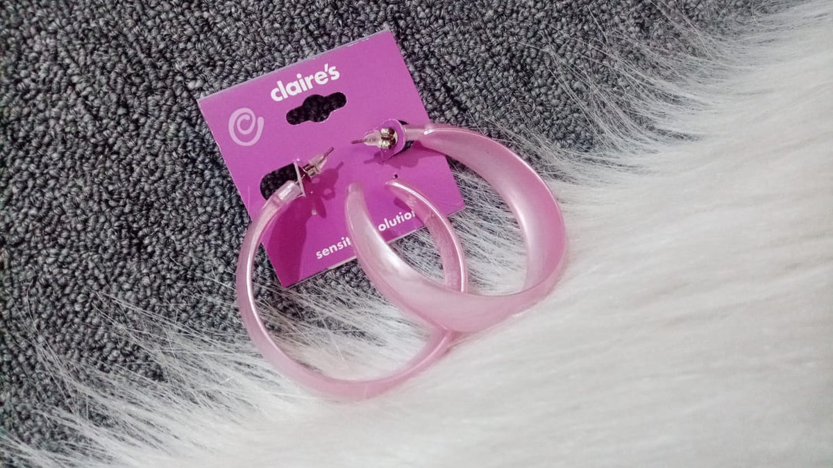 Claire's  Pastel Hoop Earrings