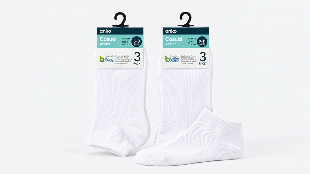 Anko Women's Casual Anklet Socks (3-Pack)