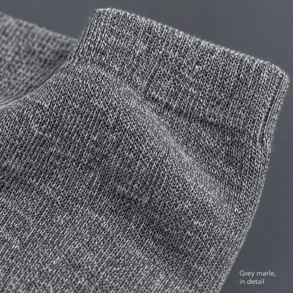 Anko Men’s Business Cotton Crew Socks (Grey)