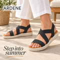 ARDENE Women’s Black Espadrille-Style Sandals