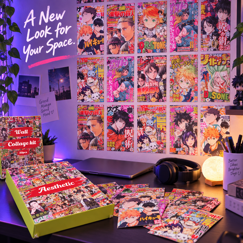 50-Piece Anime Wall Collage Kit