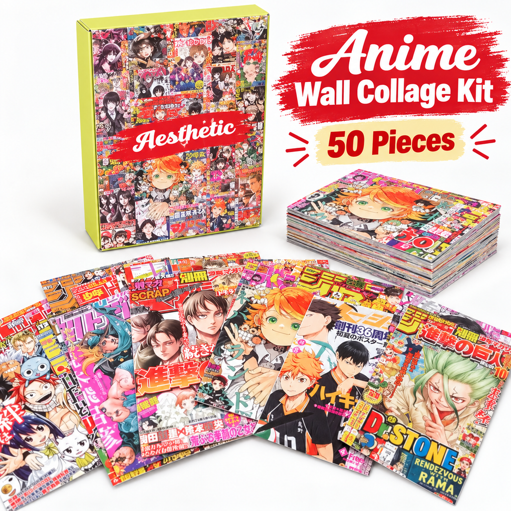 50-Piece Anime Wall Collage Kit