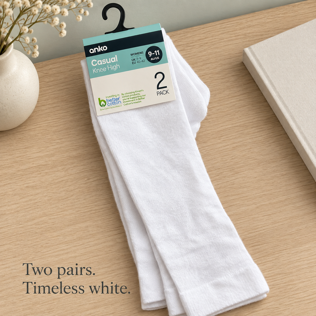 Anko Women’s Casual Knee High Socks