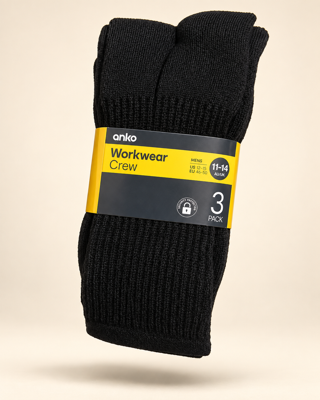 Anko Men’s Workwear Crew Socks