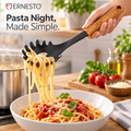ERNESTO Spaghetti Spoon with Wood-Look Handle