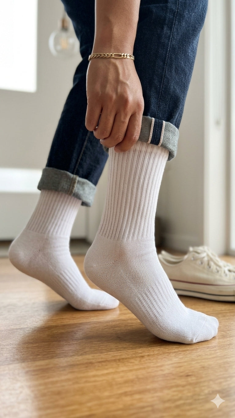 Anko Women’s Casual Rib Crew Socks